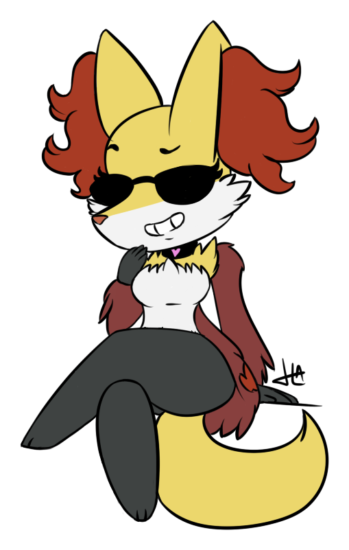 Cinnamon, The Smug Delphox - Delphox (509x801), Png Download
