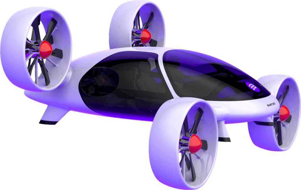 Flying Car - Flying Car Png (960x606), Png Download
