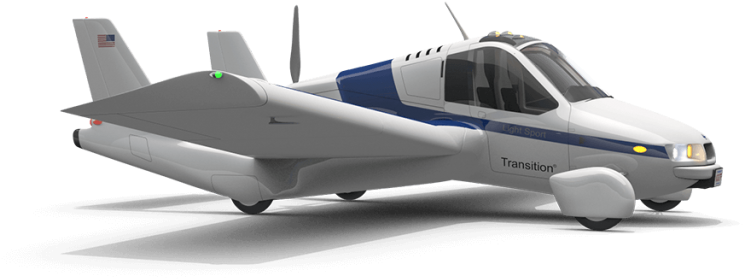 Picture Courtesy - Terrafugia - Terrafugia Transition (1024x410), Png Download