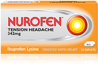 Nurofen Tension Headache Relief 12 Tablets - Nurofen For Back Pain (500x500), Png Download