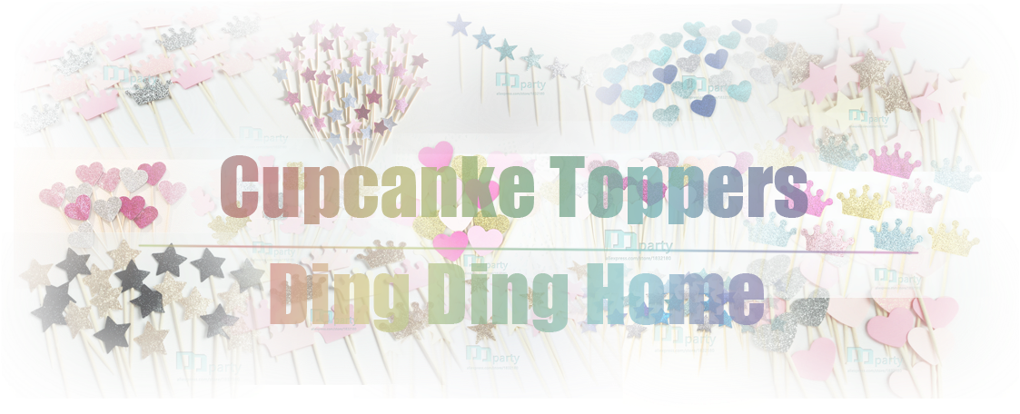 40pcs Handmade Lovely Pink Heart Cupcake Toppers,girl - Jefferson Community And Technical College (1200x500), Png Download