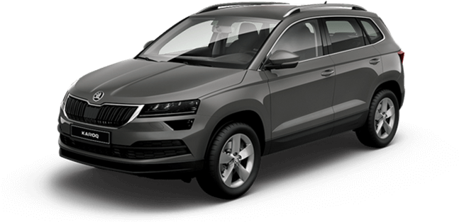 Škoda Karoq - Skoda Fabia 2017 Black (720x360), Png Download
