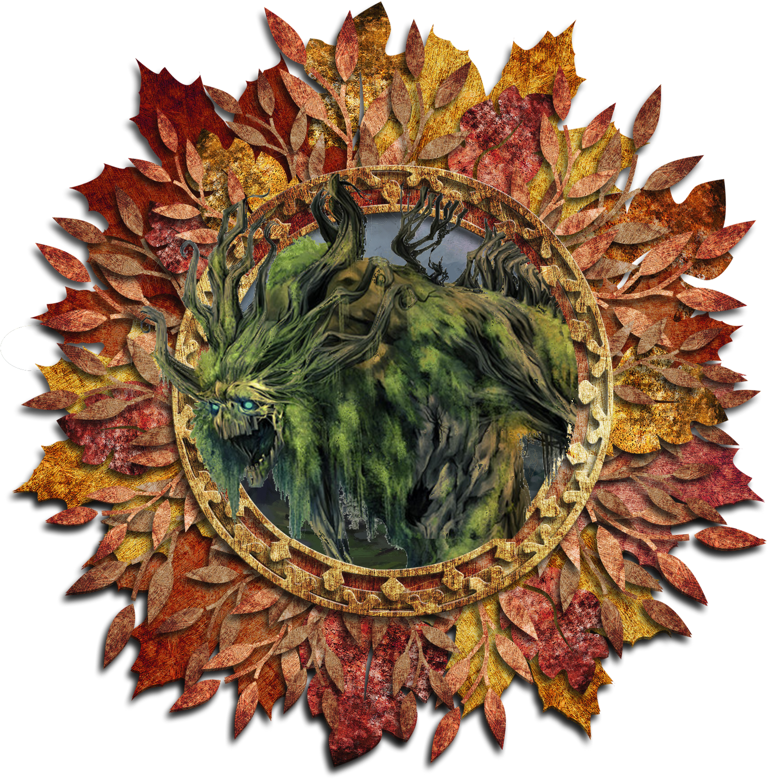 Of The Forest , - Yuvarlak Çerçeve (1600x1588), Png Download