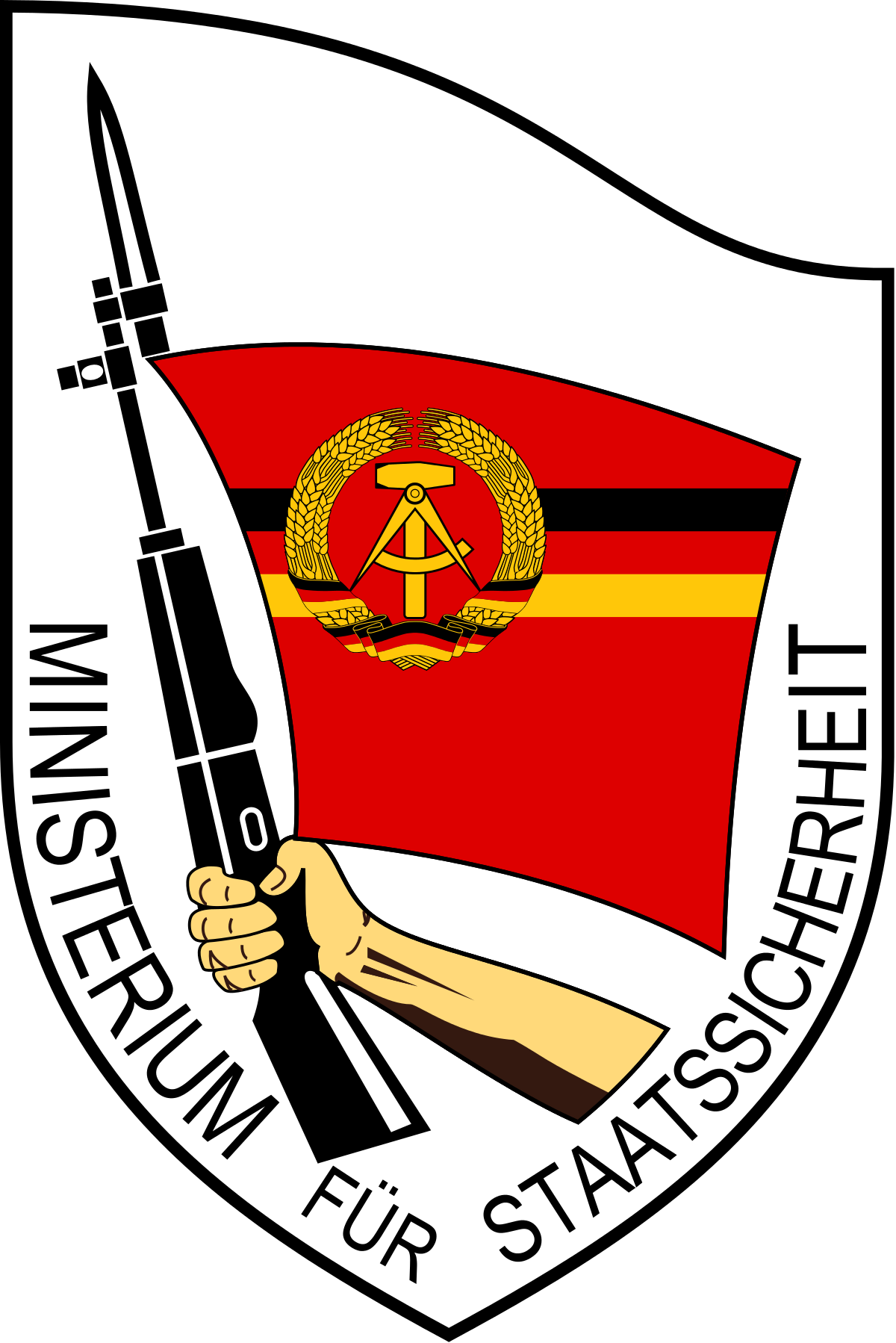 321kib, 1200x1798, Emblem Stasi (1200x1798), Png Download