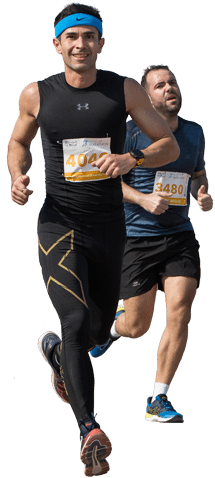 Marathon Relay - Marathon Runner Png (377x479), Png Download