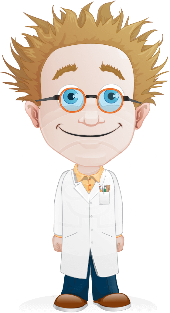 Professor Smartenstein - Cartoon Professor (744x1060), Png Download