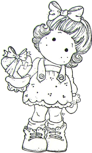 Con El Corazon Roto - Magnolia Sweet Crazy Love Cling Stamp-tilda (307x508), Png Download