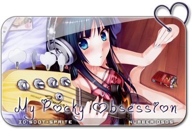 Call Me Momo - Guitar Music Cute Girl Blue Eyes Anime Art 32x24 Poster (400x300), Png Download