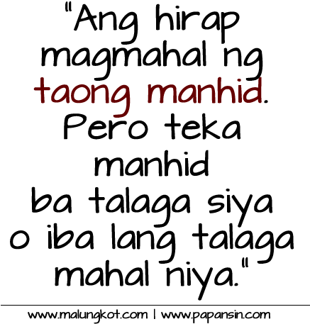 Frases De Corazón Roto - Tagalog Quotes (500x500), Png Download