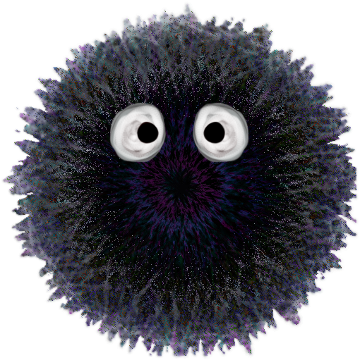 By [moira Hawthorne] - Dust Bunny Png (572x572), Png Download