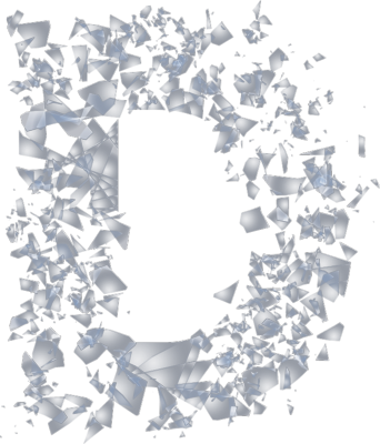 Vidrio Roto D Psd - Origami Paper (342x400), Png Download