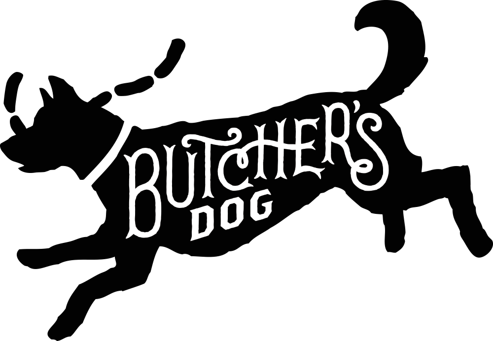 Butcher's Dog Logo - Butchers Dog (1000x692), Png Download