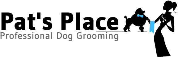 Pat's Place Professional Dog Grooming Logo - Dog Grooming Logo (587x206), Png Download
