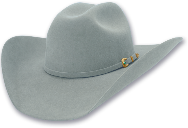 6x Fur Felt Cattleman - Cowboy Hat (650x534), Png Download