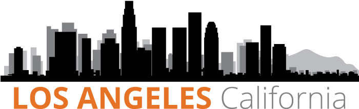 Los Angeles Wall Sticker (699x224), Png Download