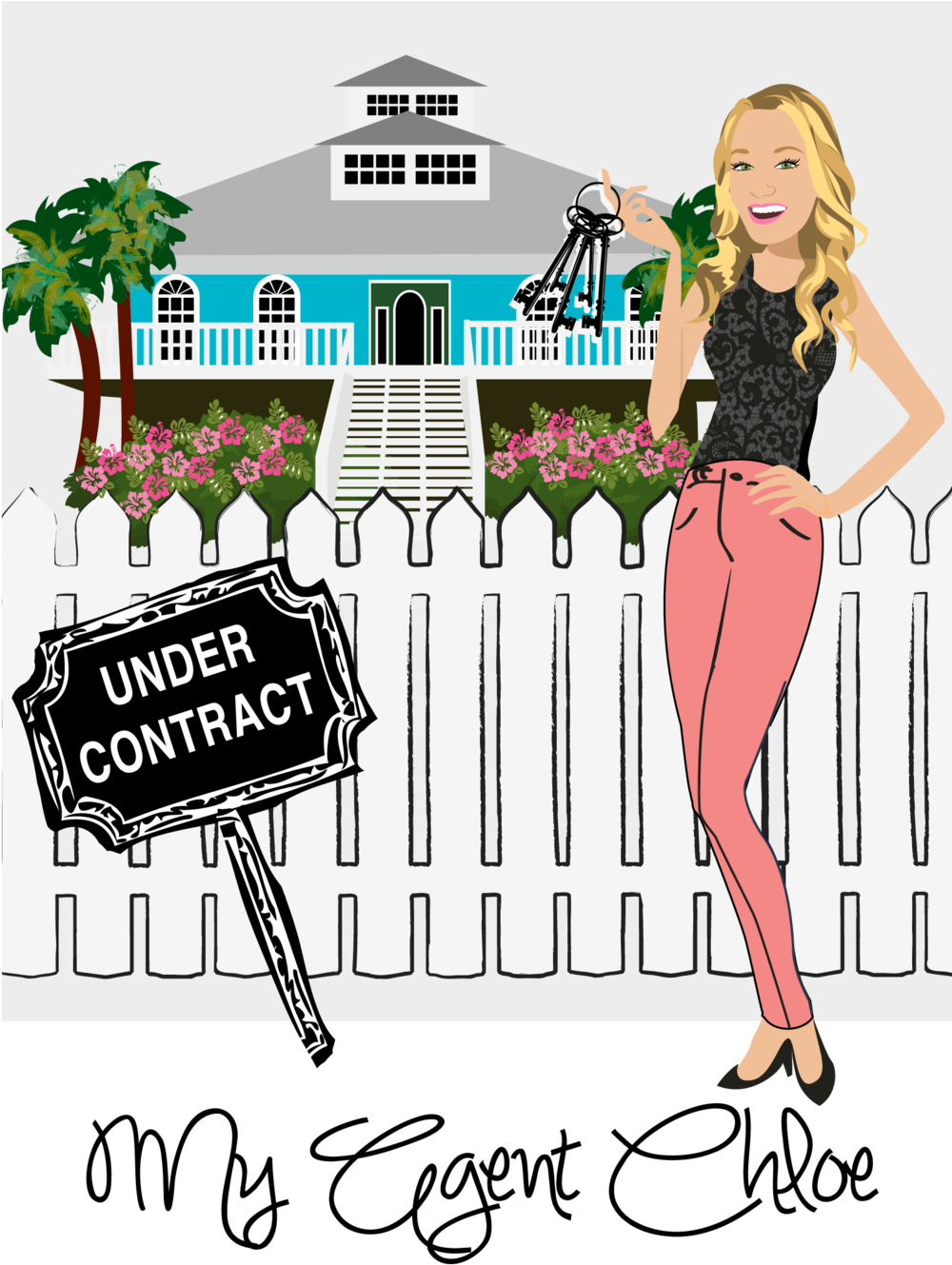 Chloe Realestate Under Contract 01 - Real Estate (1000x1381), Png Download
