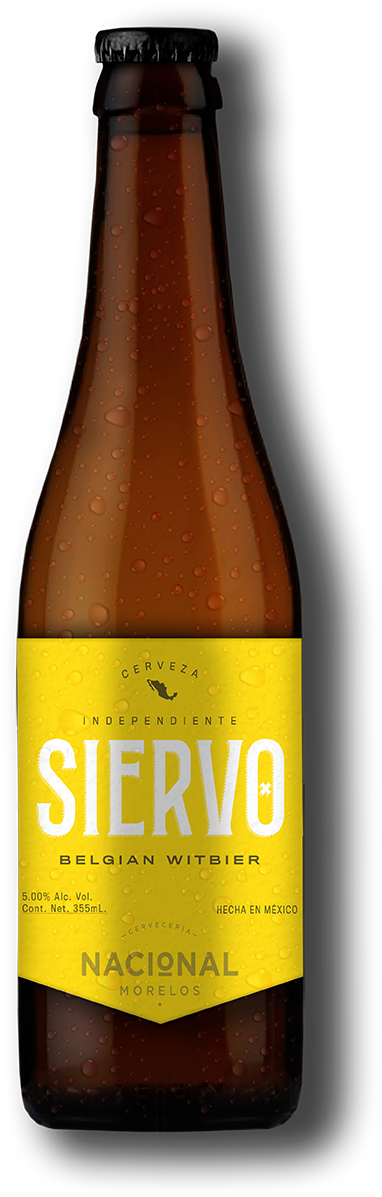 Siervo - Cerveza Nacional Morelos (608x1417), Png Download