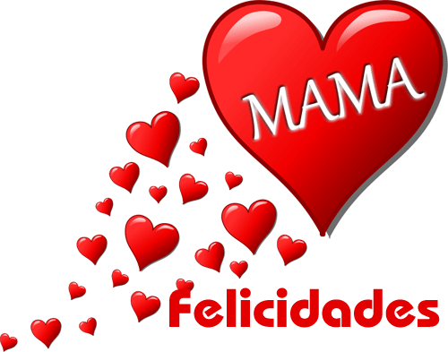 Feliz Dia De La Madre Png - Love You Mama Gif (500x393), Png Download