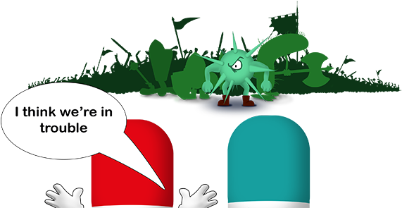 Antibiotics Don't Work Against Colds, Flu, Sore Throats, - Illustration (600x357), Png Download