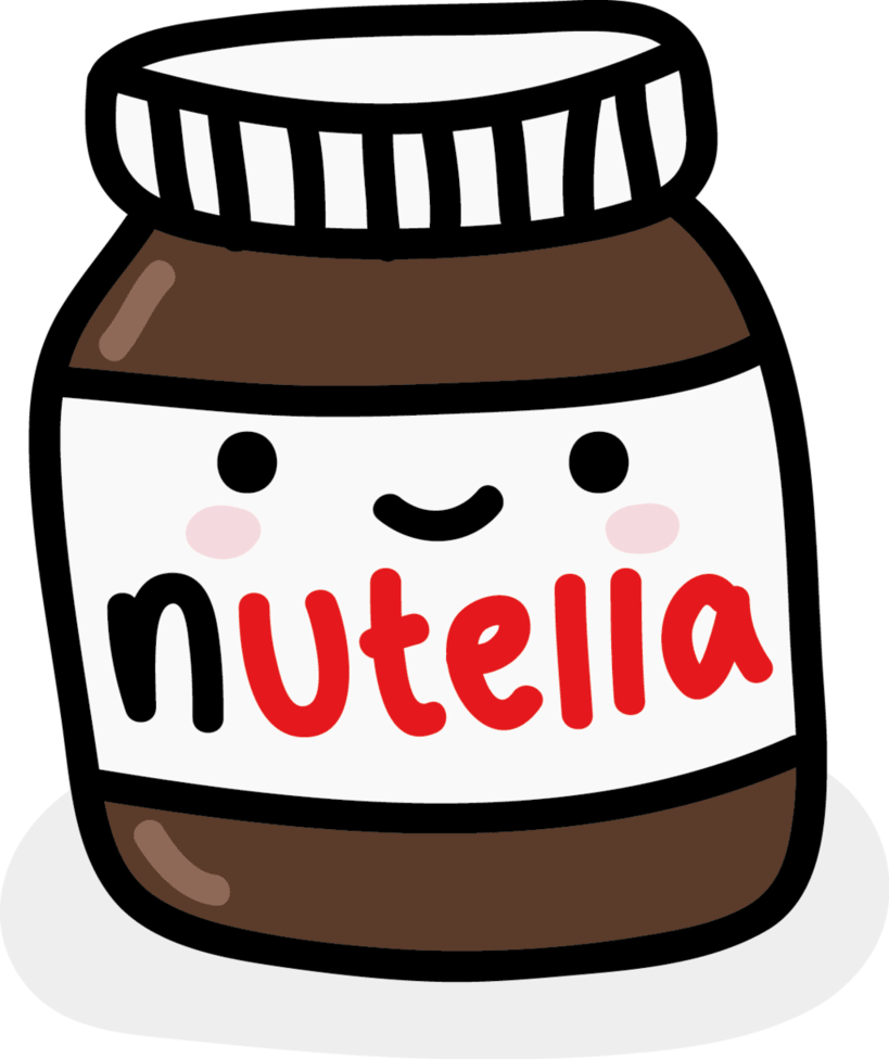 Dibujo Nutella Kawaii Png - Nutella Icon (819x976), Png Download
