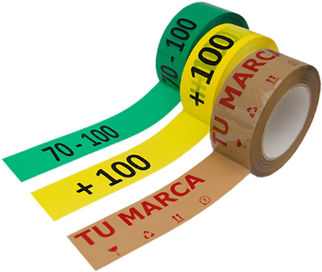 Cinta Adhesiva Impresa - Cinta Adhesiva Impresa Png (870x399), Png Download