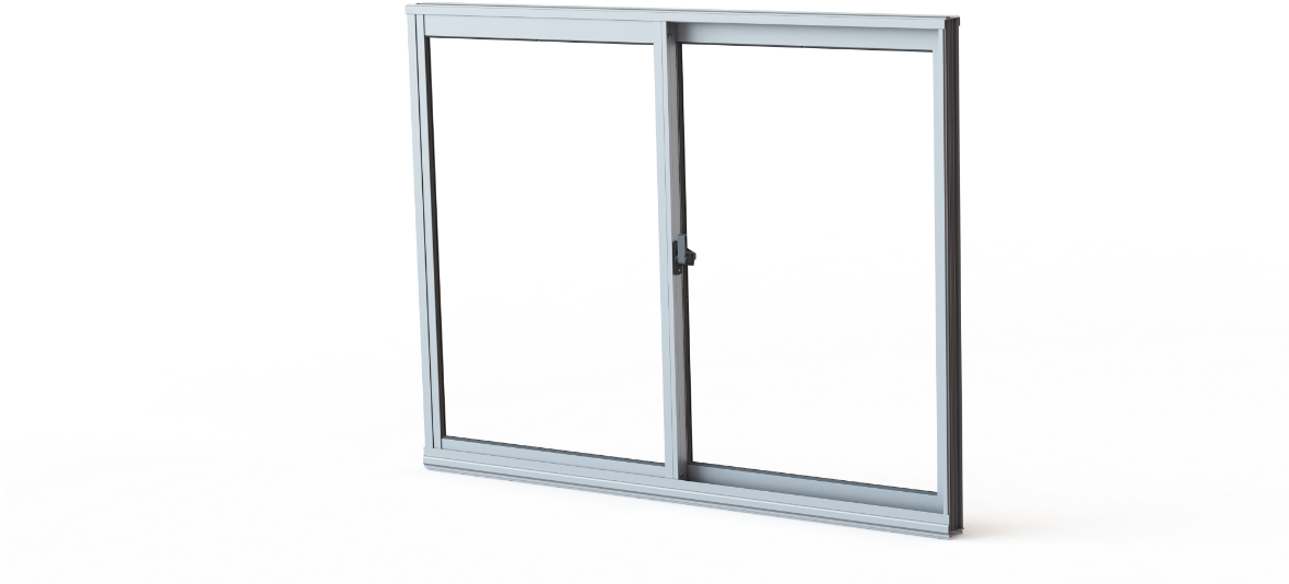 Ventana Corrediza - Ventana 5020 En Aluminio (1178x600), Png Download