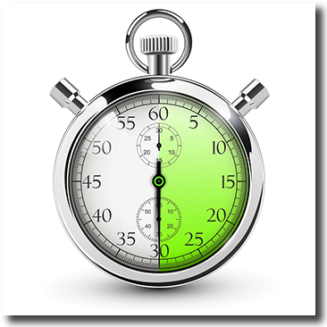 The 30-second Story - 30 Minute Stopwatch (375x375), Png Download