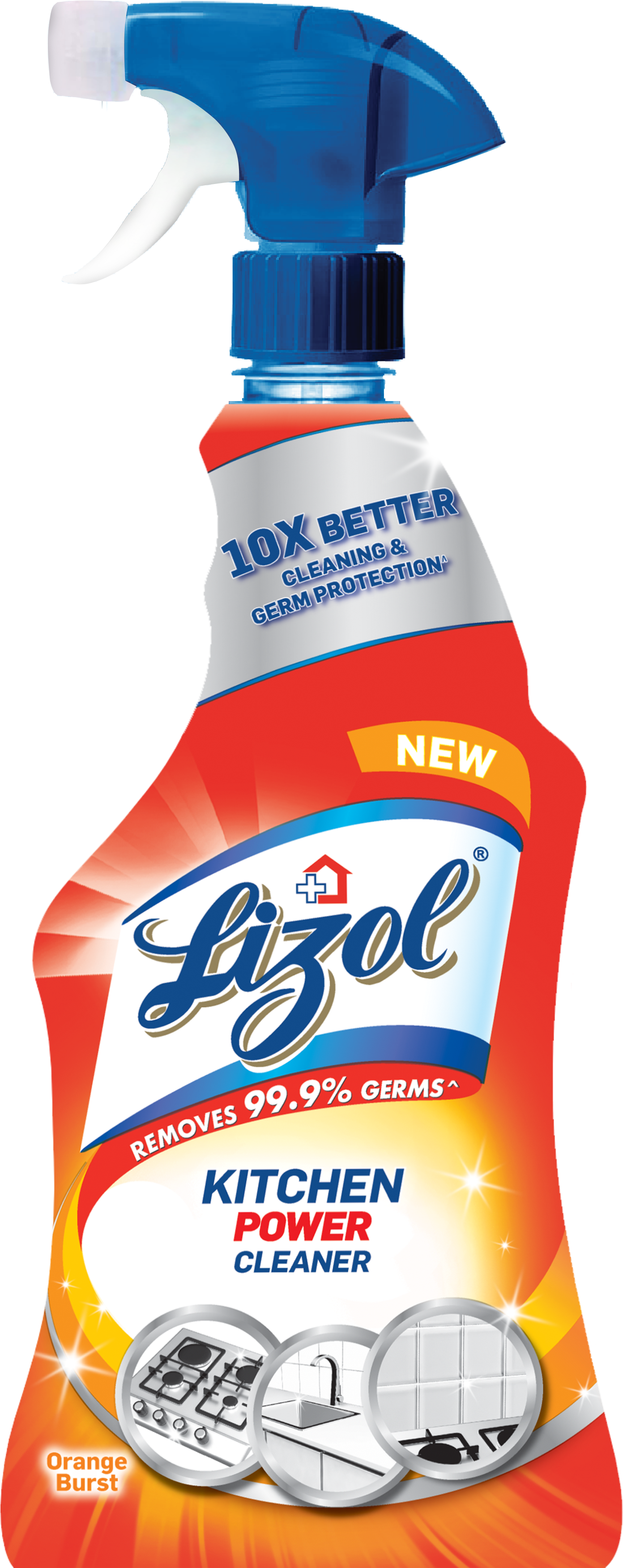 Lizol Kitchen Power Cleaner (1800x3600), Png Download