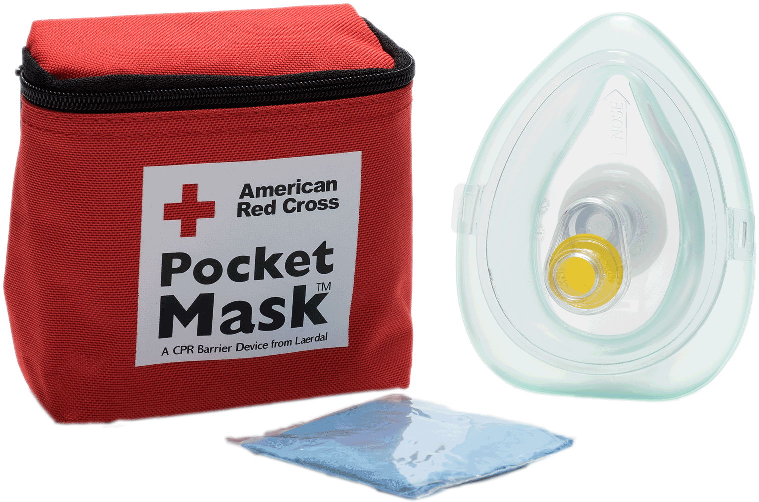 American Red Cross - 363015-gr - Pocket Cpr Mask, Universal, (2000x2000), Png Download
