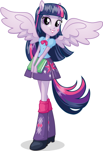 Twilight Sparkle Twilight Sparkle - My Little Pony Equestria Girls Personajes (348x535), Png Download