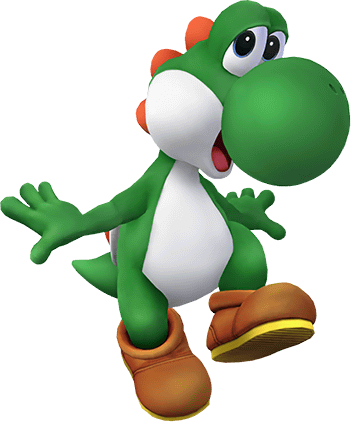 Yoshi - Yoshi Super Smash Bros Zunge (351x422), Png Download