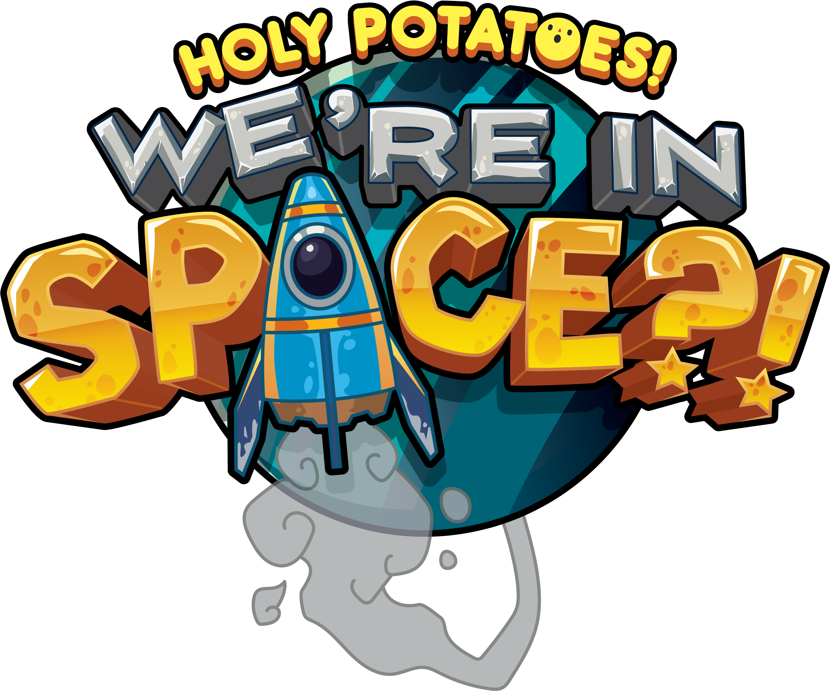 Logo - Holy Potatoes We Re In Space Logo (3000x2492), Png Download