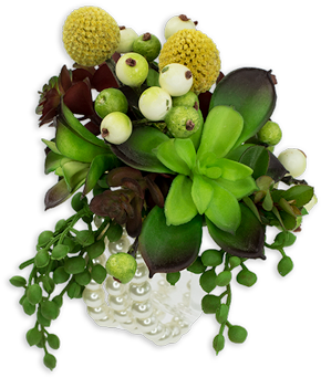 Organic Wrist Corsage Flower Arrangement - Corsage (368x460), Png Download