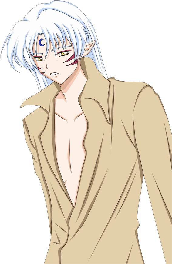 Inuyasha Appreciation For The Boys - Cartoon (610x900), Png Download