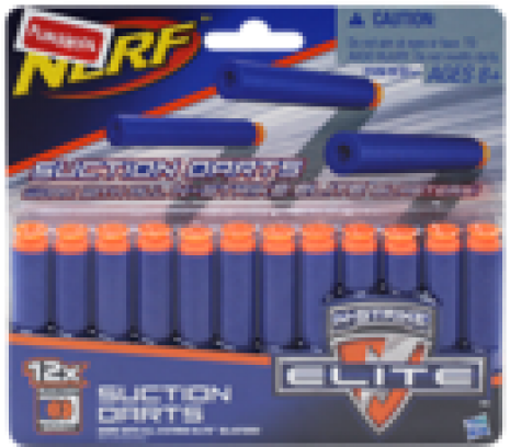 Nerf Nstrike Elite Universal Suction Dart, Multi Color (500x550), Png Download