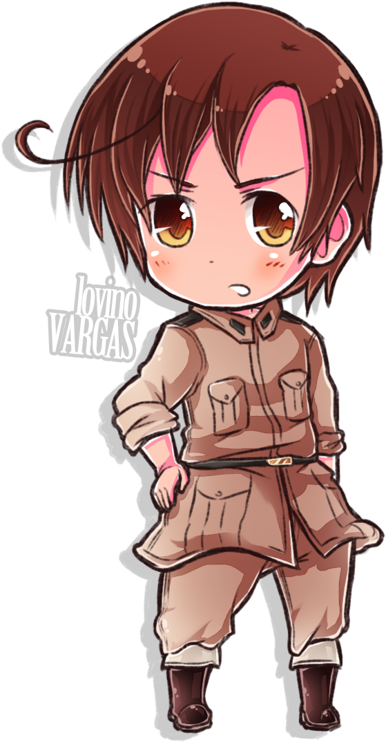 Hetalia Romano Images Romano Hd Wallpaper And Background - Hetalia South Italy Chibi (586x1101), Png Download