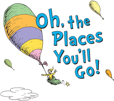 Oh, The Places You'll Go - Dr. Seuss Happy Graduation Gift Set: Oh, (450x450), Png Download