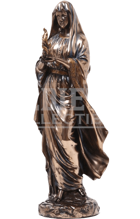 Bronze Hestia Statue - Greek Goddess Name Statue (800x800), Png Download