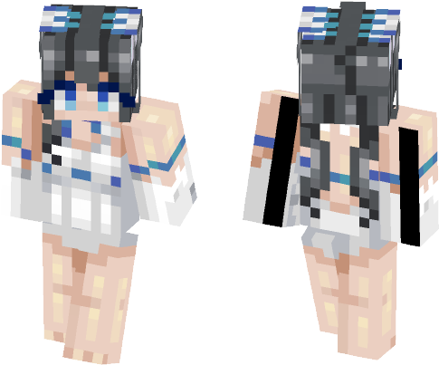 Female Minecraft Skins - Hestia (584x497), Png Download