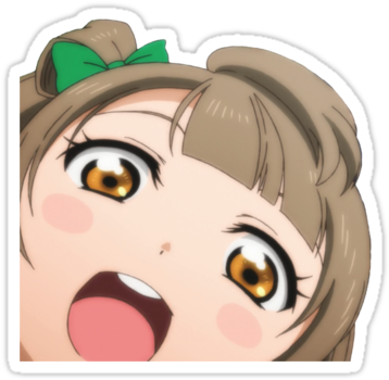 Nico Nico Nii - Kotori Love Live Meme (375x360), Png Download