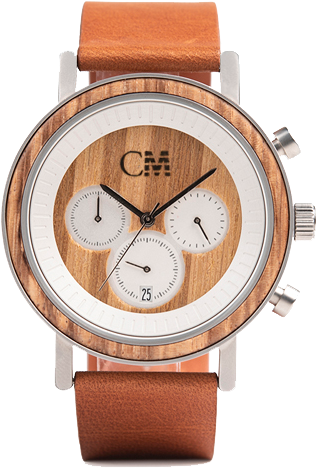 Cm Wooden Watch / Hestia - Watch (500x500), Png Download
