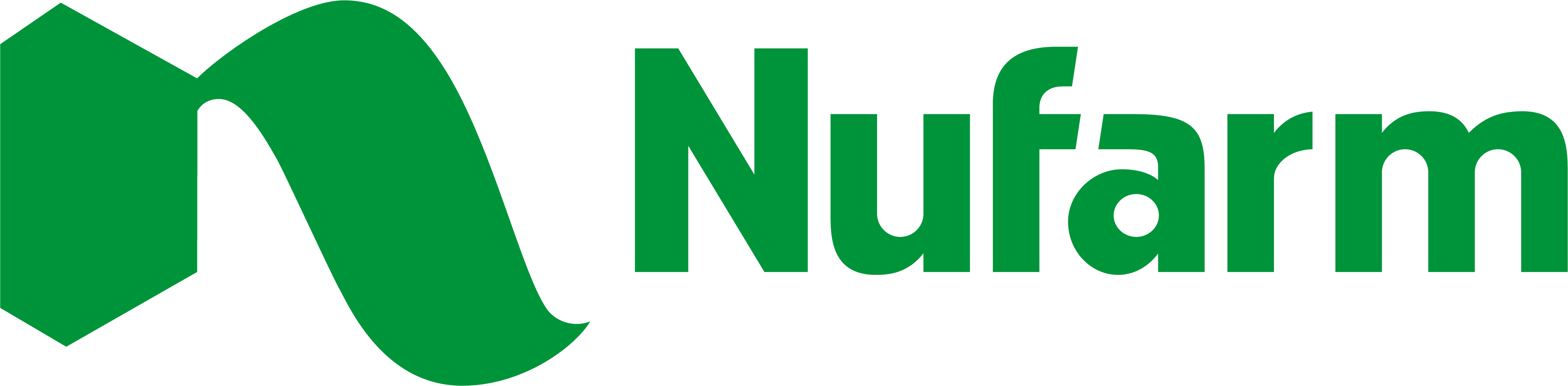 / Uploads/images/nufarm Logo Horizontal Green Rgb - Nufarm Logo (4026x993), Png Download