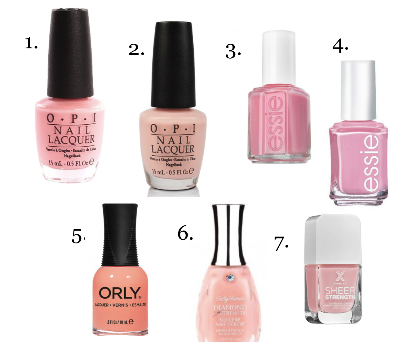 Girly Tumblr Transparents Png - Opi Kiss On The Chic Pink Nail Lacquer (1300x1103), Png Download