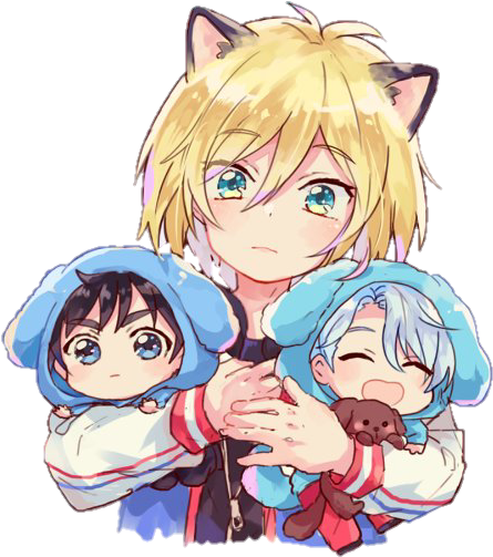 Yuri On Ice Image - Чиби Юри На Льду (500x560), Png Download