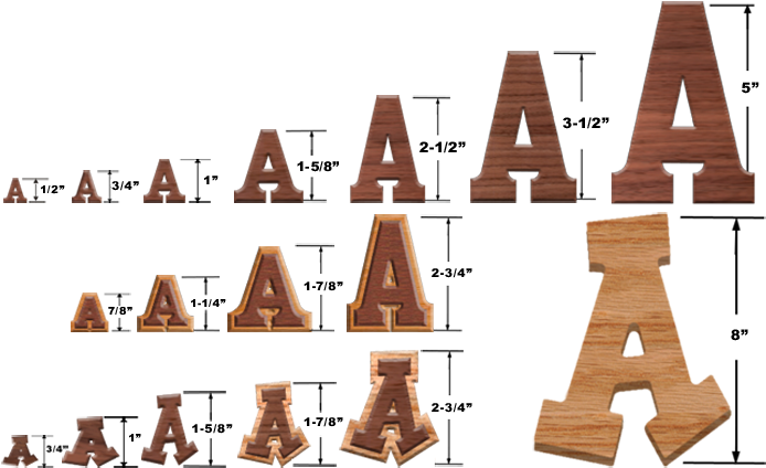 Wooden Greek Letters - Big Wooden Letters (750x439), Png Download