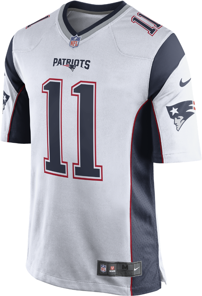 Nike Nfl New England Patriots Men's Football Away Game - Tom Brady Super Bowl Li Jersey (1000x1000), Png Download