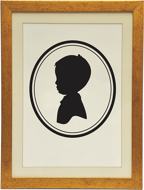 Quadro Infantil Silhueta Menino - Product (616x804), Png Download