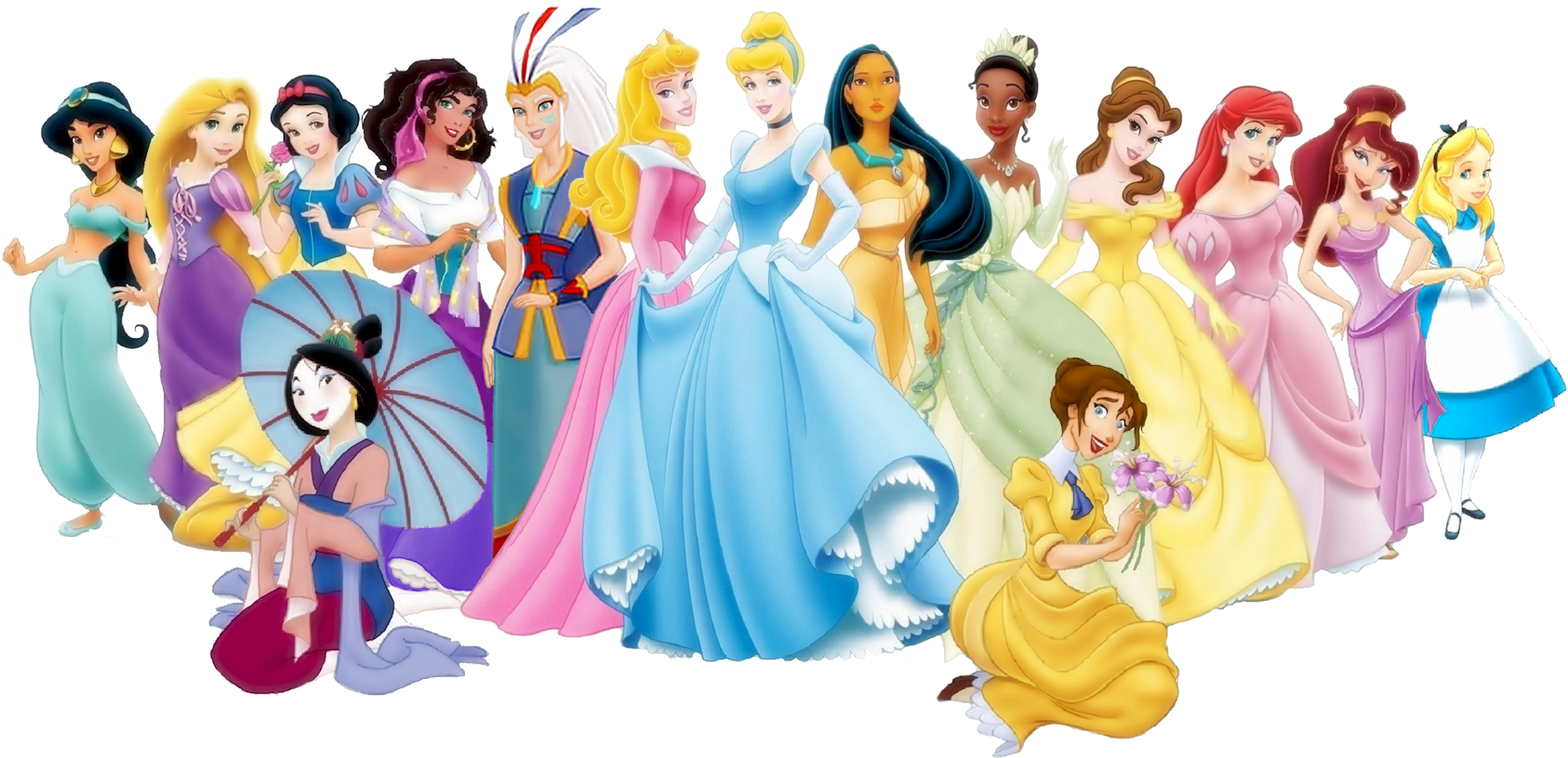 Disney Princess (1728x853), Png Download