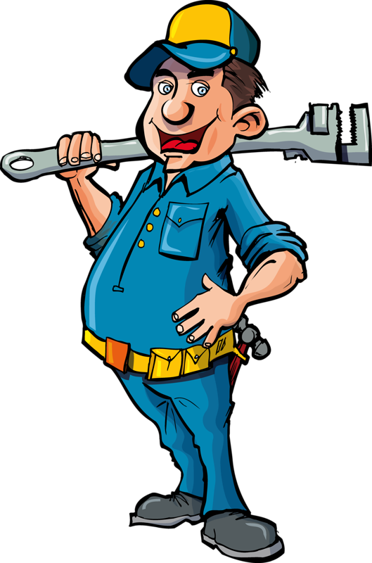Фотки Escuela, Libre De Vectores, Dibujos De Dibujos - Free Plumber Vector Download (529x800), Png Download