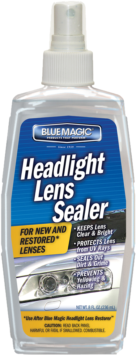 Headlight Lens Sealer Pump Spray - Blue Magic Car Headlight Cleaner (478x1280), Png Download
